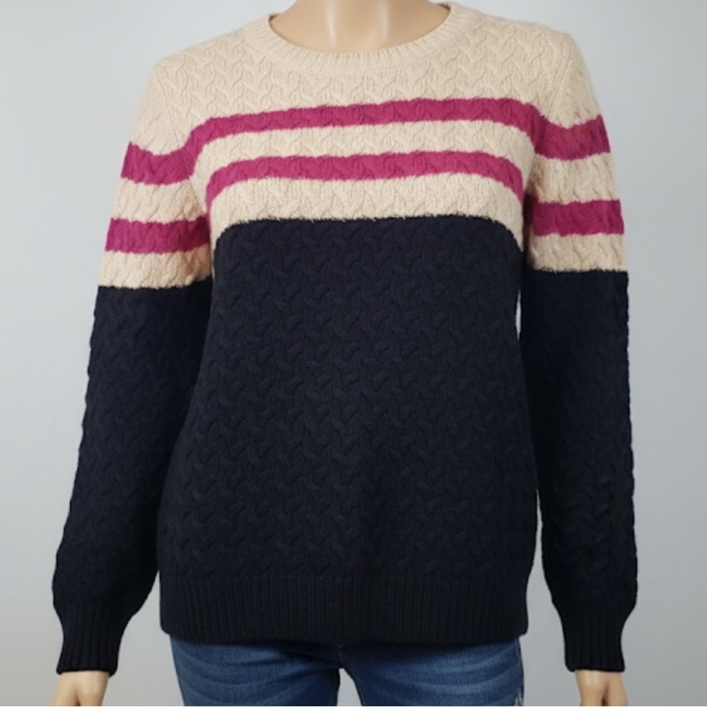 Croft & Barrow Textured Sweater Cozy Cable Knit Sweater
